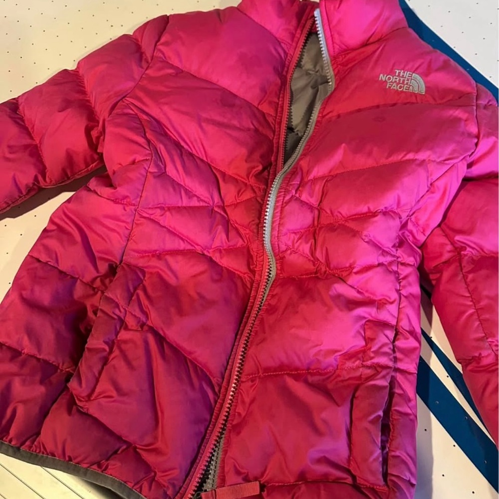 The North Face Kids Fuchsia Puffer Jacket